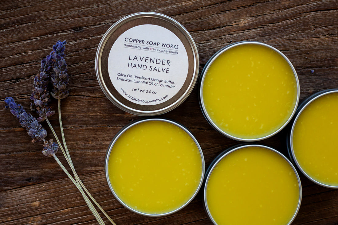 All natural hand salves