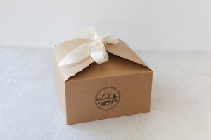 Lavender Soap & Skincare Scalloped Kraft Gift Box