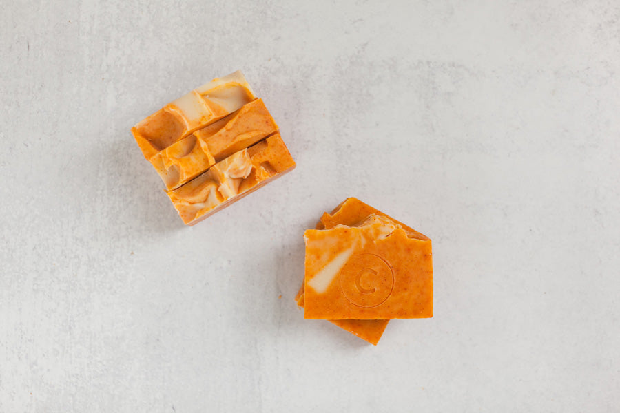 Orange Mint Handmade All-Natural Beer Soap