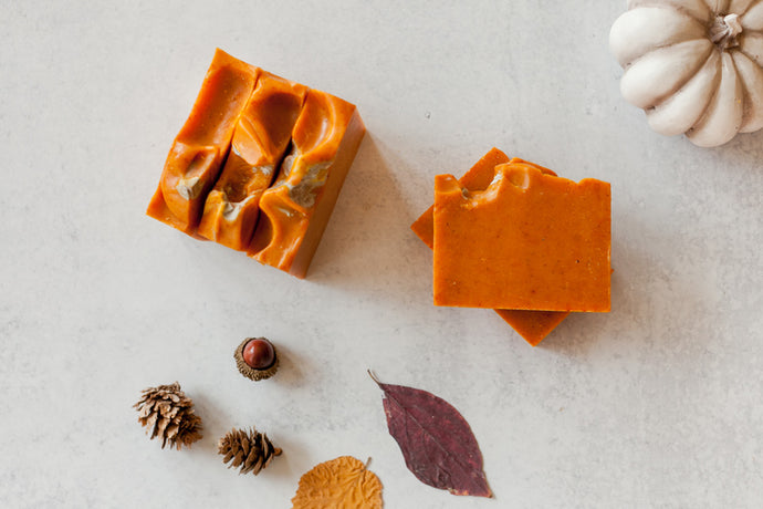 Vanilla Pumpkin Spice handmade goat milk soap