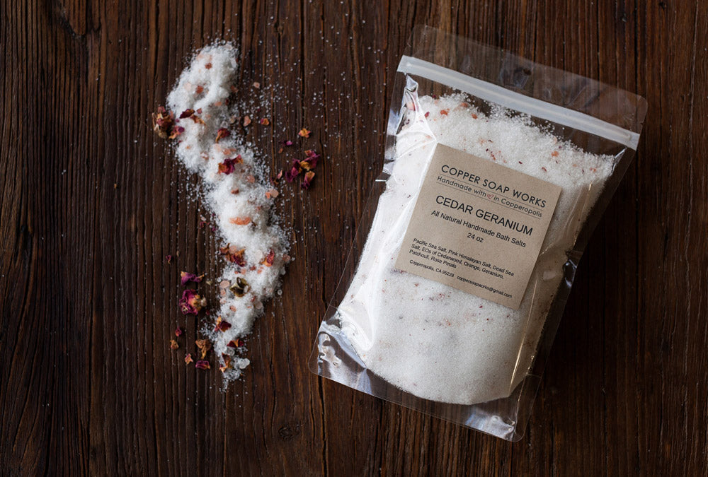 Cedar Geranium Bath Salts