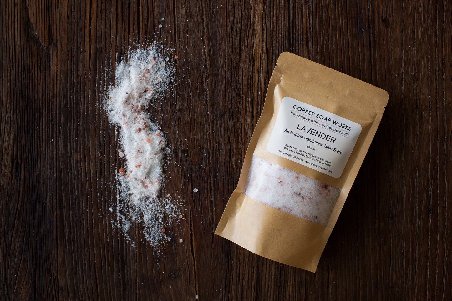 eco-friendly lavender bath salts