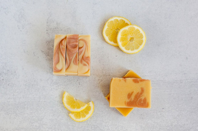 Limoncello handmade skin nourishing goat milk soap