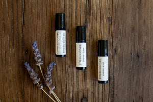 Soothe stress with organic lavender essential oil